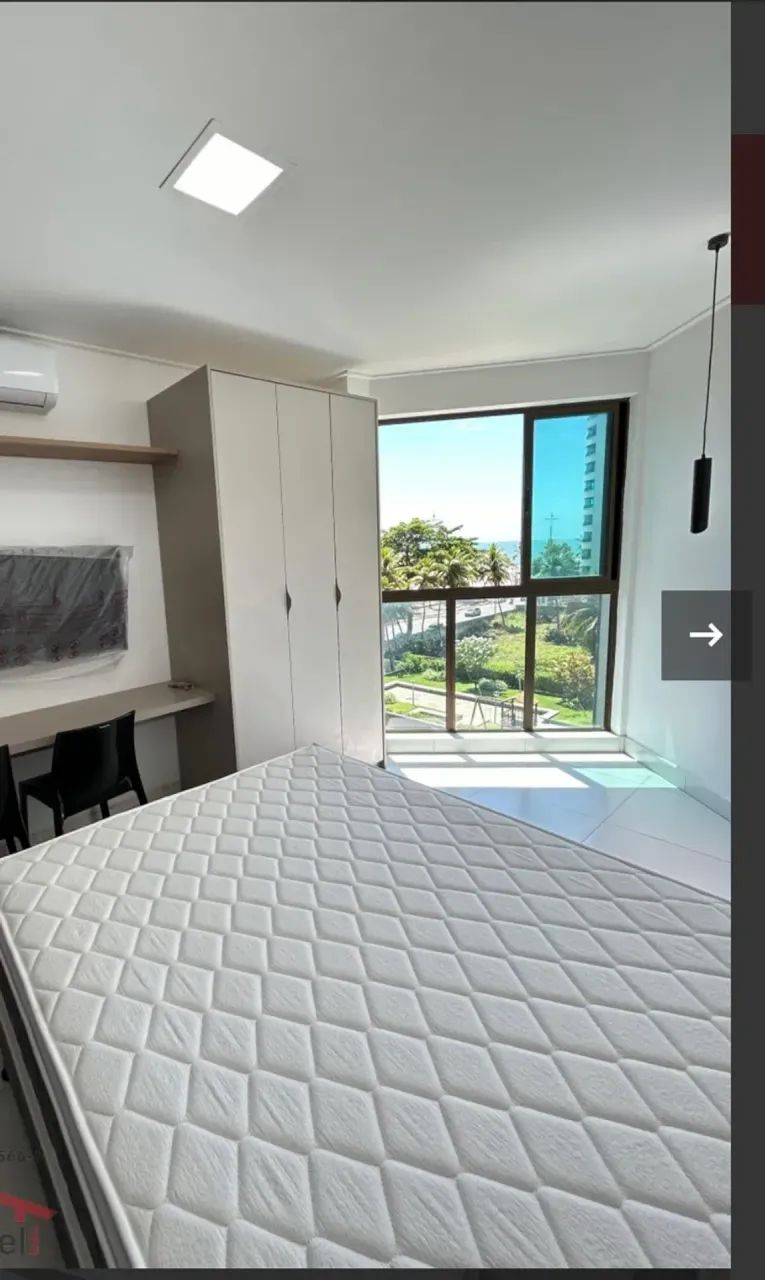 EXCELENTE FLAT MOBILIADO COM VISTA PARA O MAR - Foto 2