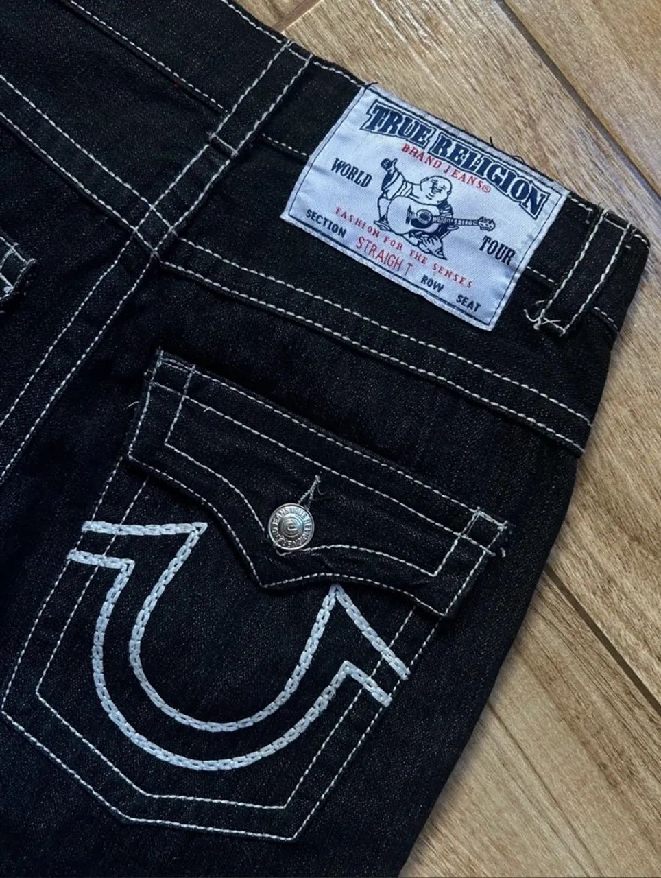 Calça true religion preta 38 - Foto 3