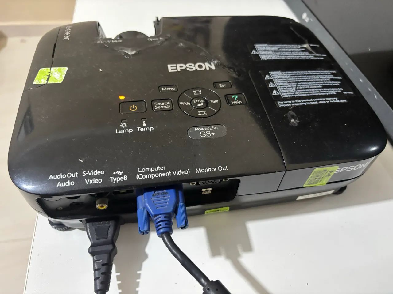 Projetor Epson PowerLite S8 +2500 Lumes - Foto 3