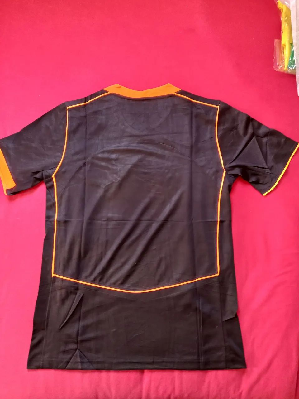  Camisa do corinthians III preta e laranja versão Torcedor  - Foto 3
