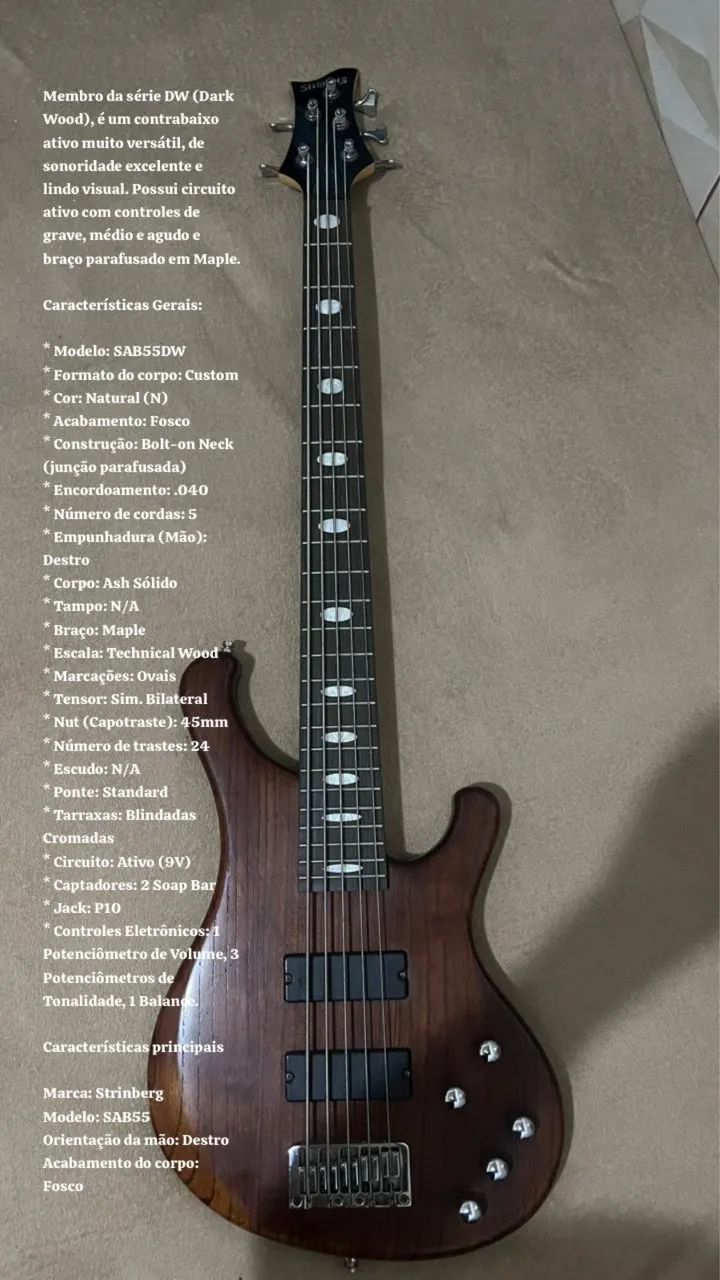 Vende-se contrabaixo