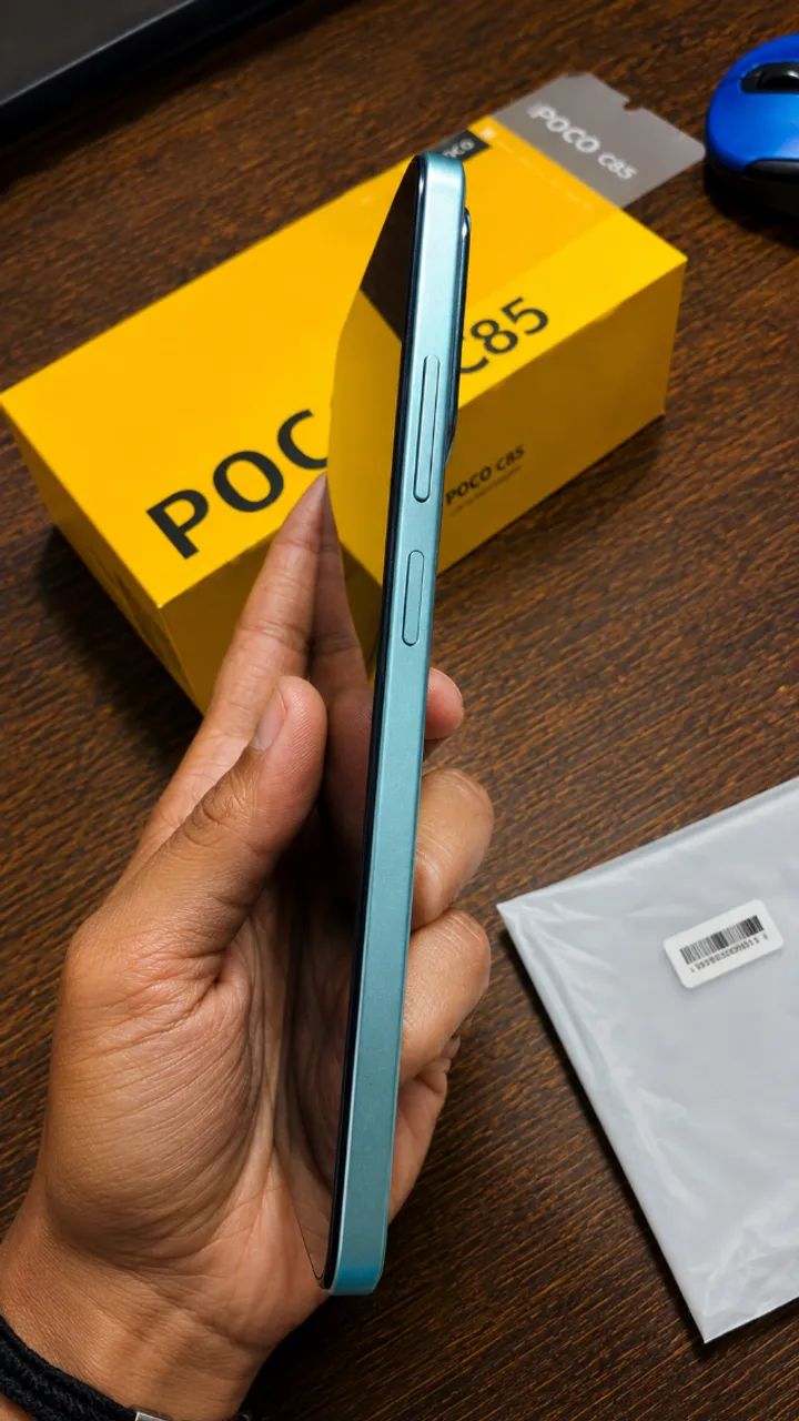 Celular POCO C85 256gb 8ram 4g Nfc Global + Pelicula E Capa Cor Green - Foto 3