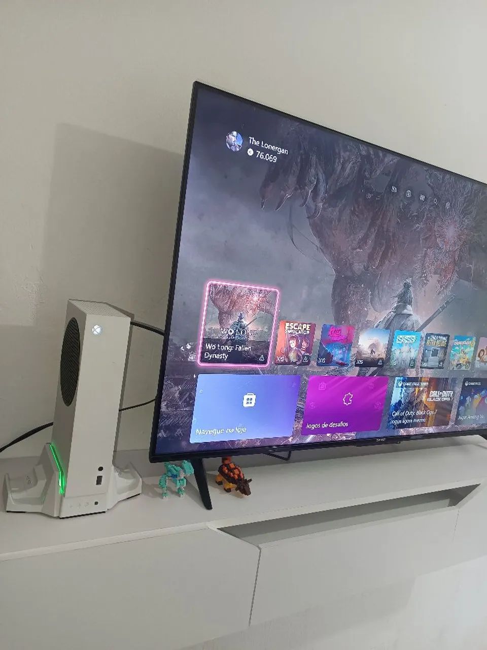 Xbox series s - com controle e stand - Foto 5