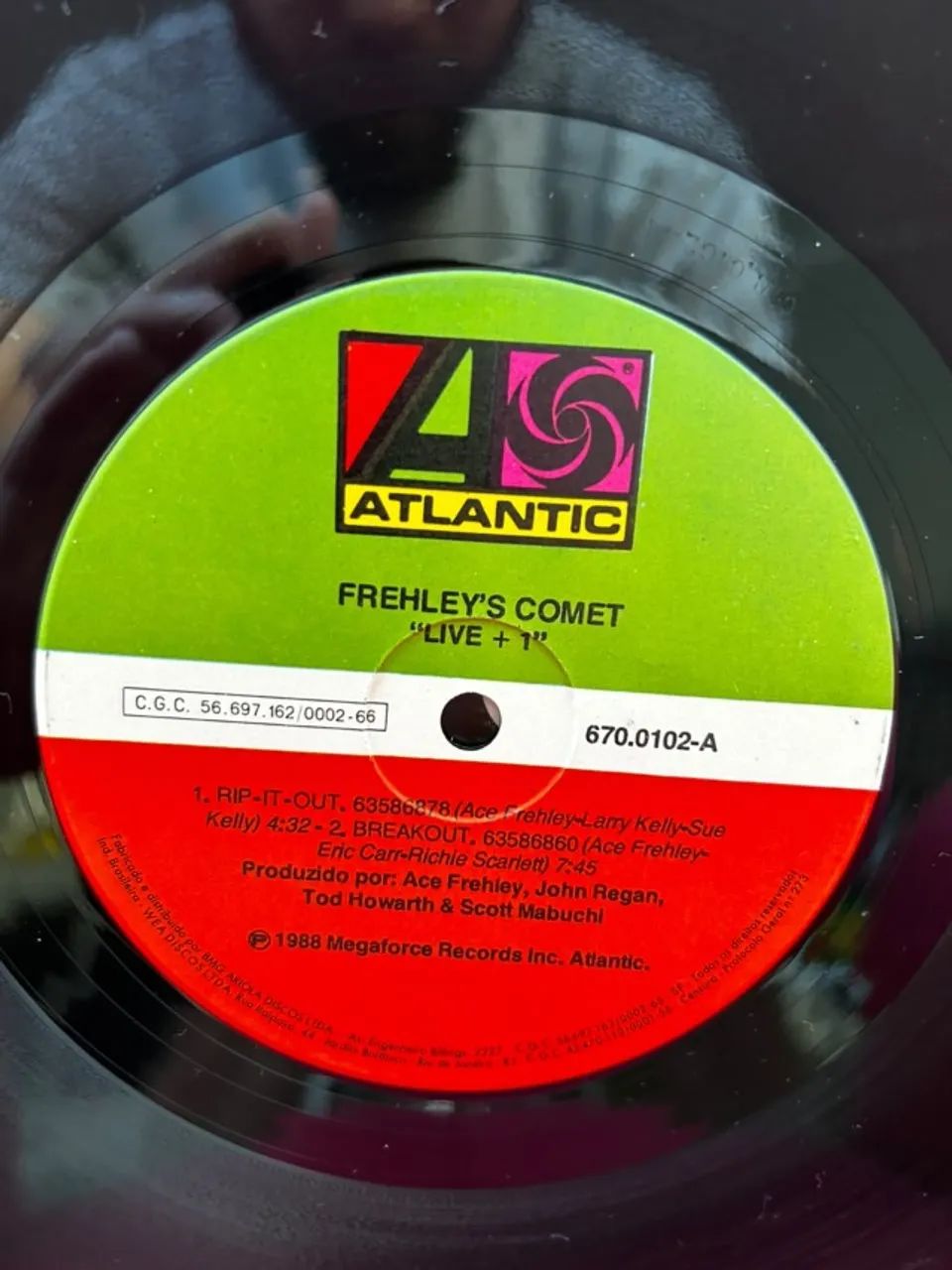 Vinil Frehley's Comet Live+1 (1988) (Usado) - Foto 5