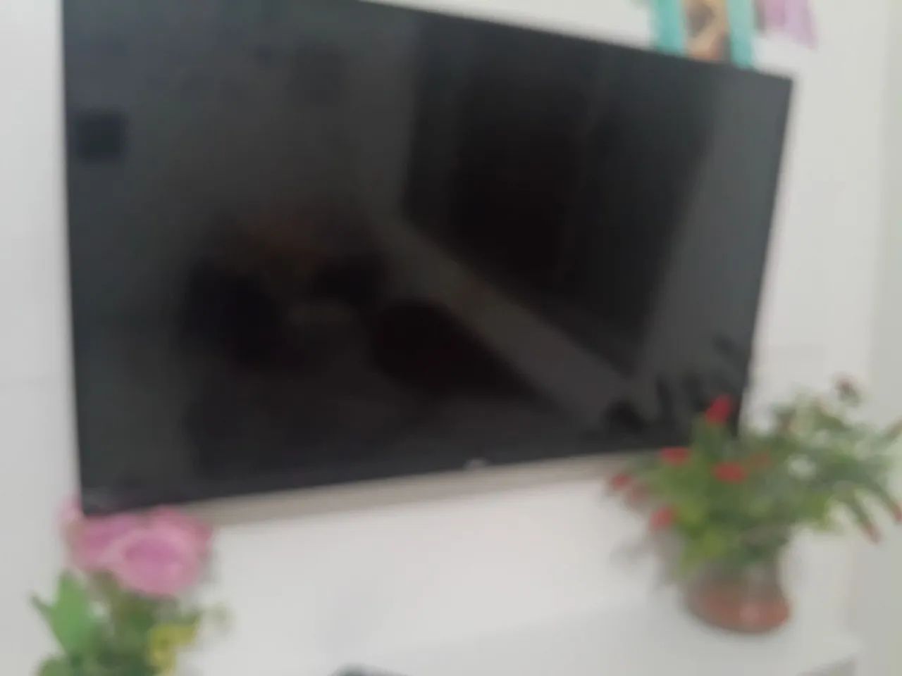 Tv Roku 32 polegadas  sai som e tela azul e tv Samsung 43 polegadas com tela preta  - Foto 4
