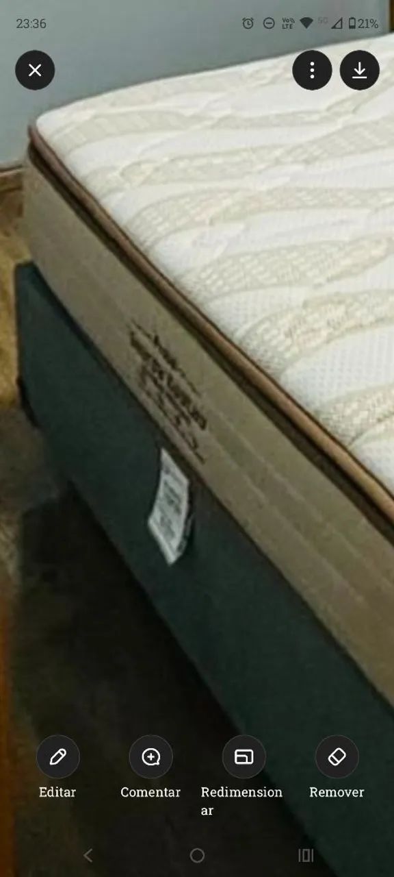 Cama box Ortobom - quase nova - Foto 2