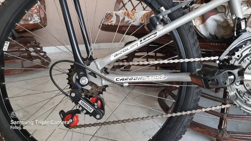 Vendo Bicicleta seminova,18 marchas, aro 24 - Foto 4