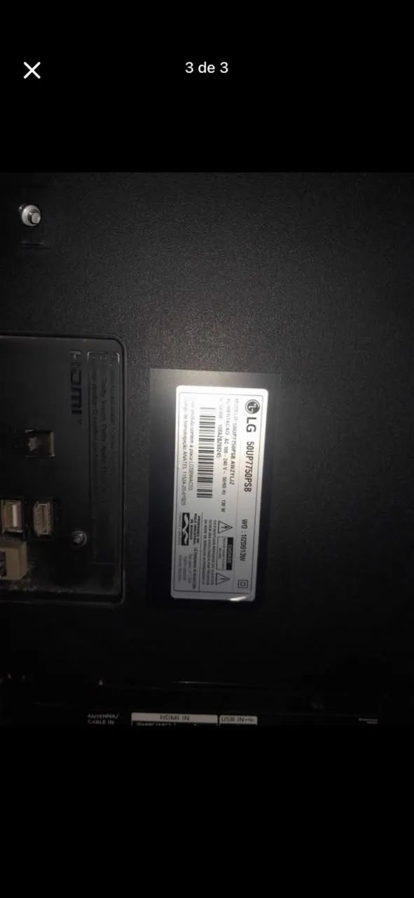 VENDO TV COM DEFEITO NA TELA - Foto 3