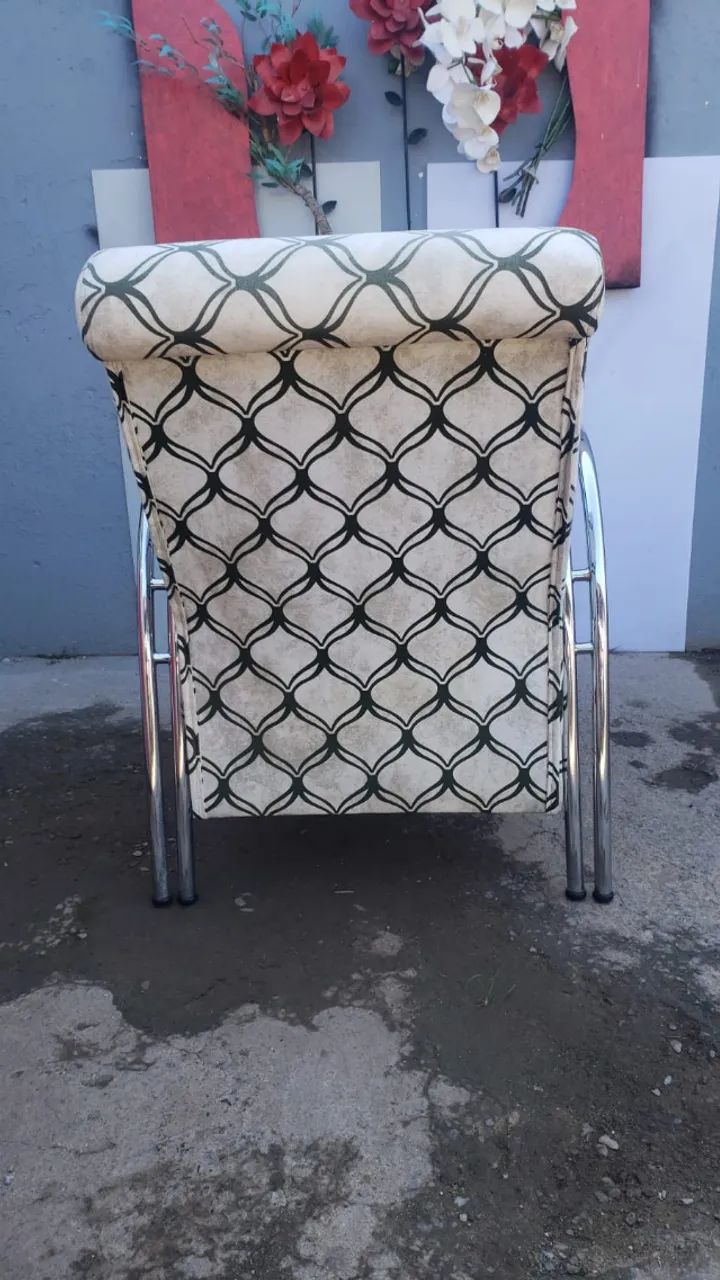Abstract Black and White Pattern Single Armchair436600703896135683