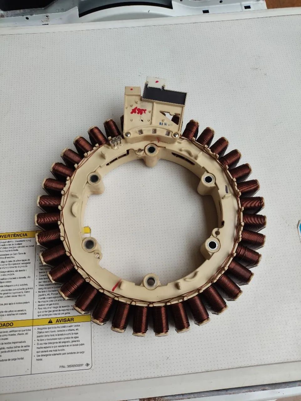 Estator e rotor lava e seca Electrolux LSE09  - Foto 2