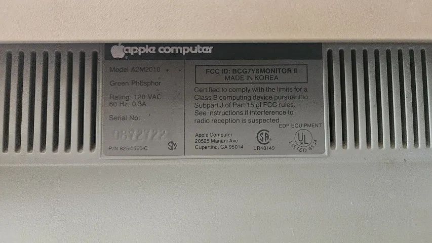 Apple IIe Original 1983 + Apple Monitor II + DuoDisk - Raro!!! - Foto 4