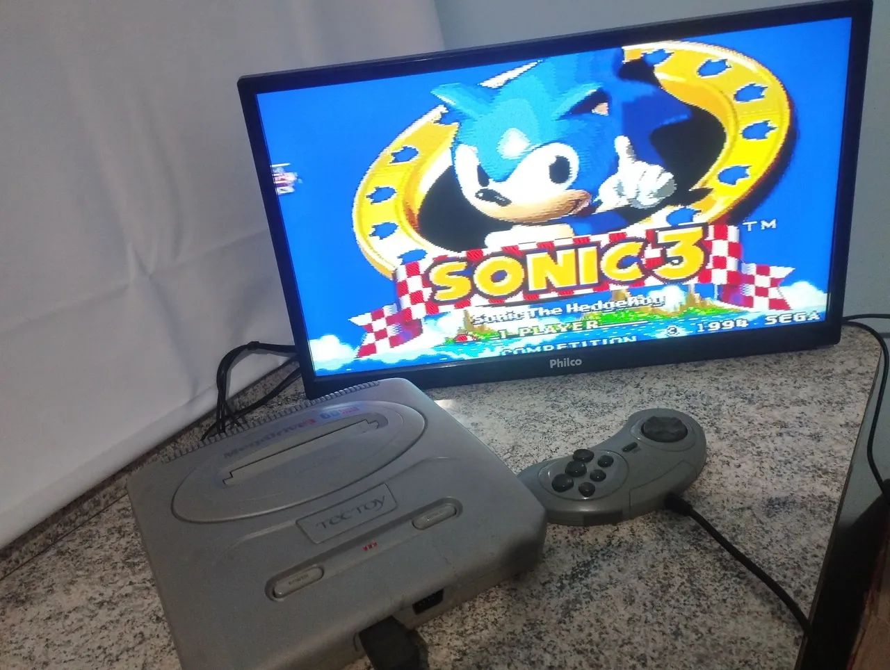 Mega drive Tectoy 60  jogos na memória do console  - Foto 3