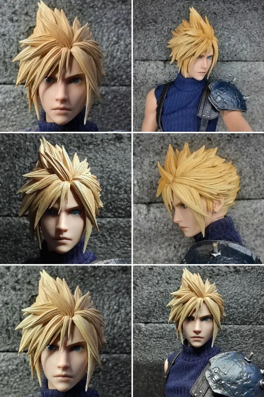 Cloud Strife 1/6 Gametoys Final Fantasy VII Remake  - Foto 4