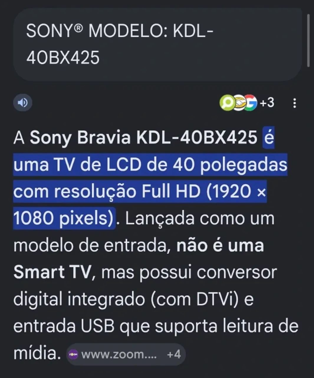 TV SONY BRAVIA TROCO OU VENDO - Foto 3