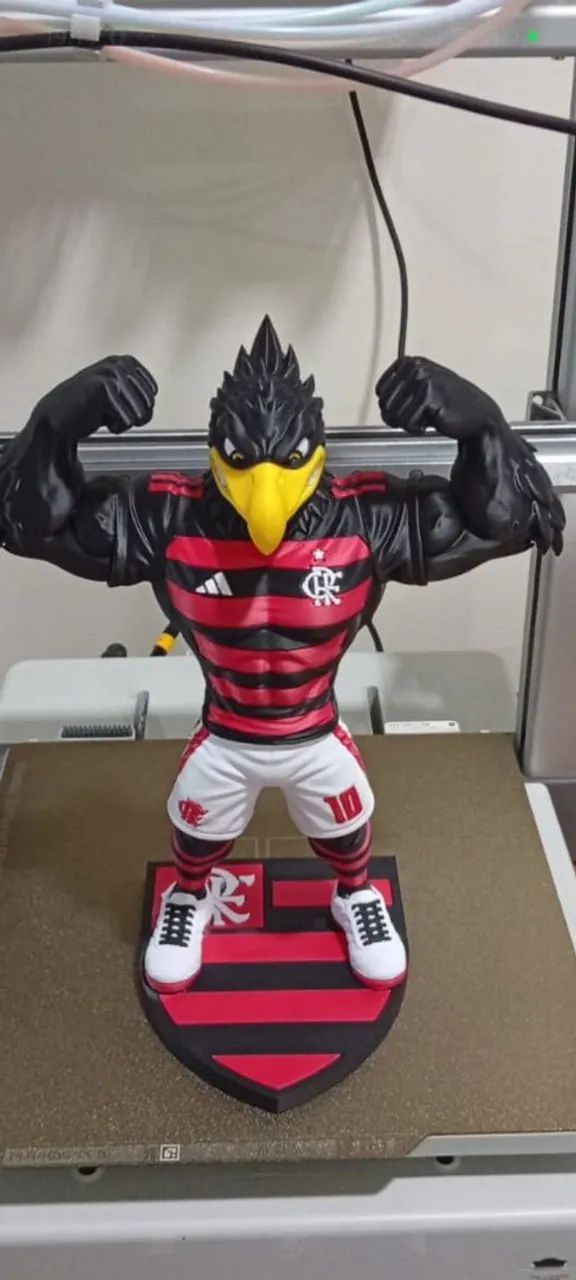 Mascotes de Clubes em impressão 3d 