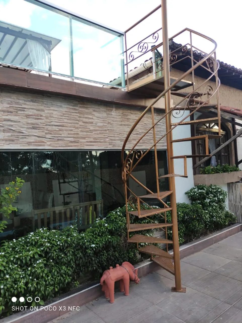 ESCADAS CARACOL E RETA GALVANIZADA