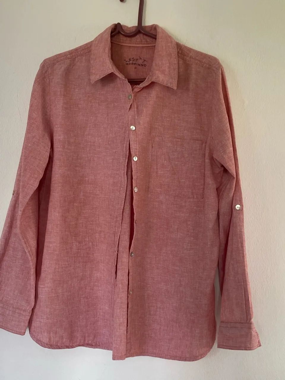 Camisa feminina de linho 