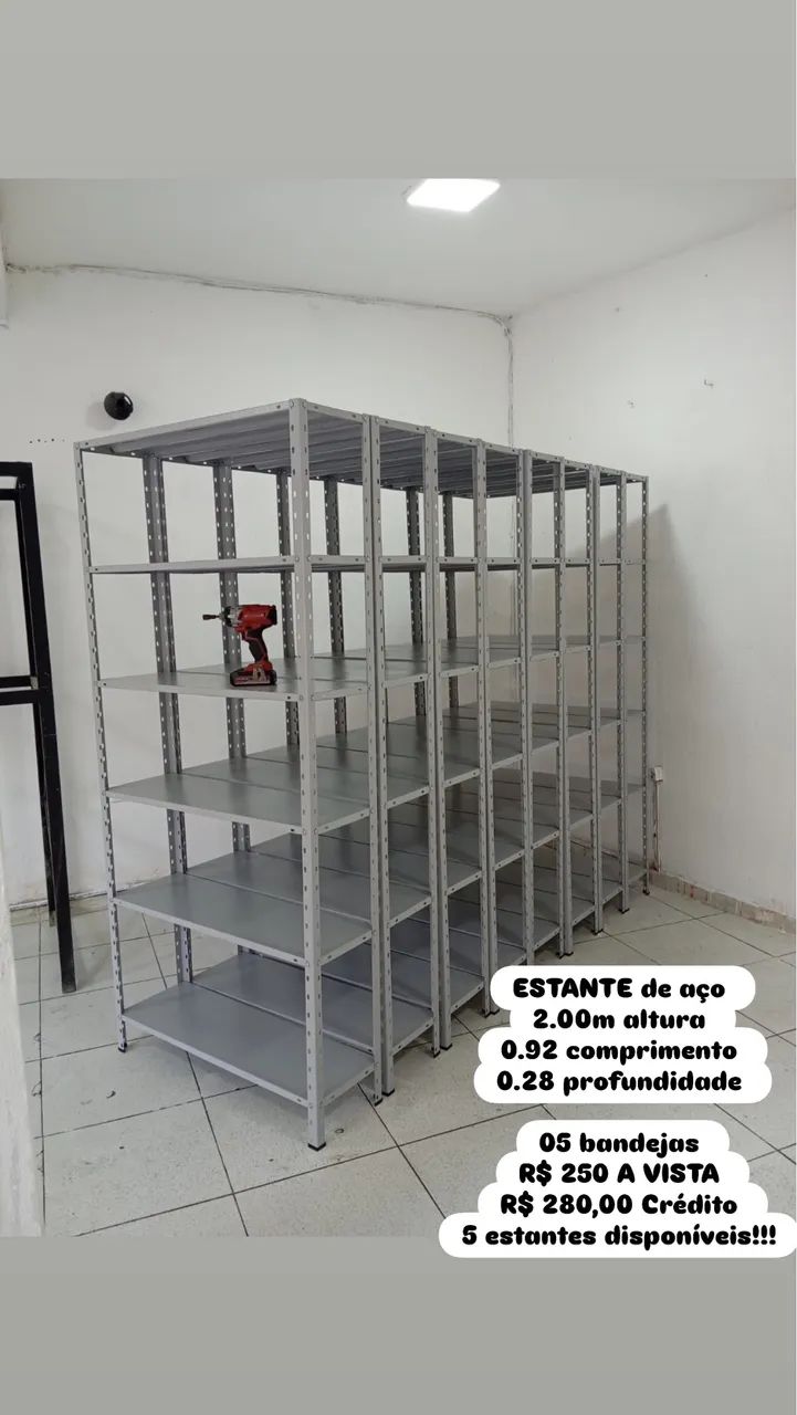 Estante de aço 