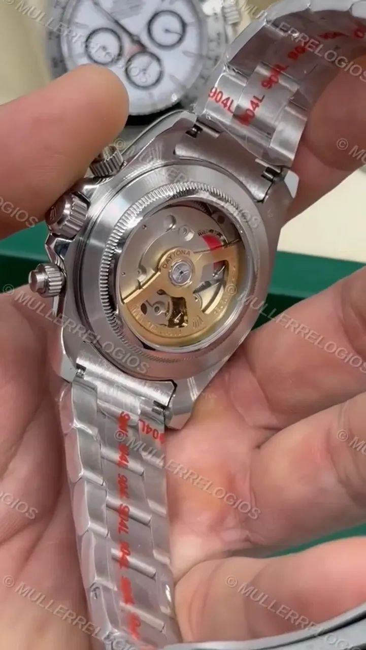 Rolex Daytona Fundo Transparente Automático 40mm - Foto 2