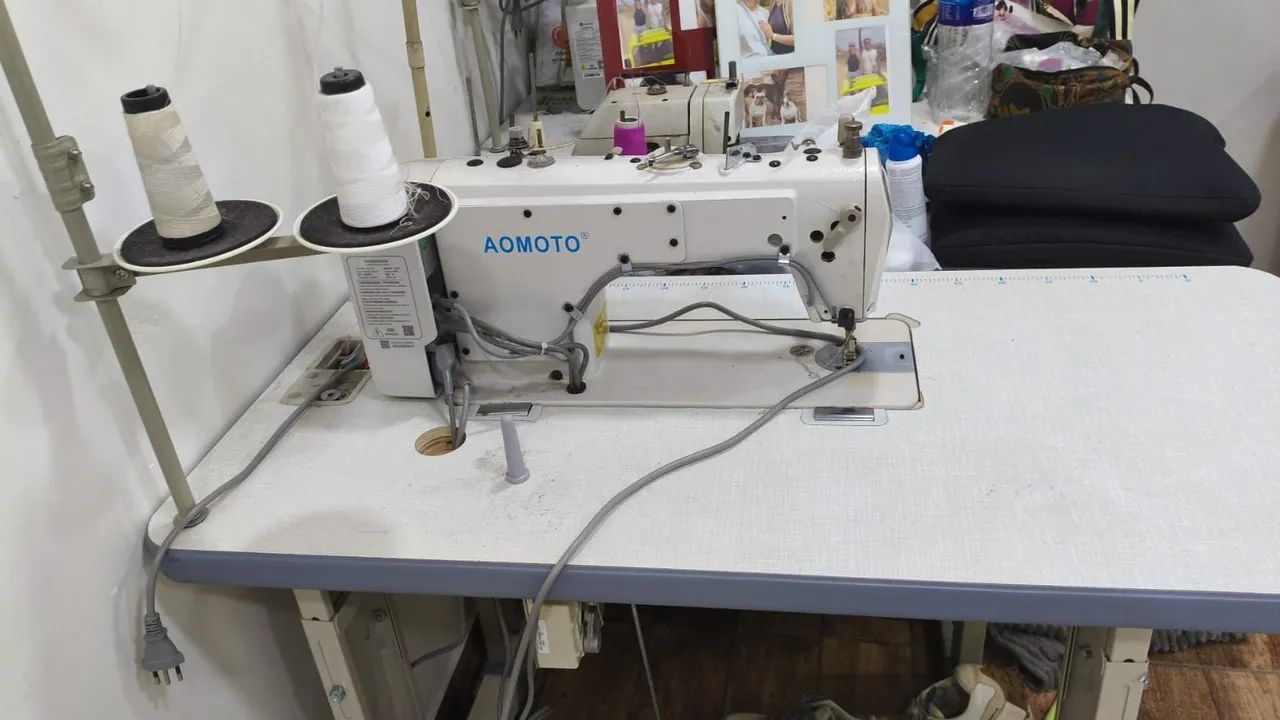 Máquina reta industrial direct drive