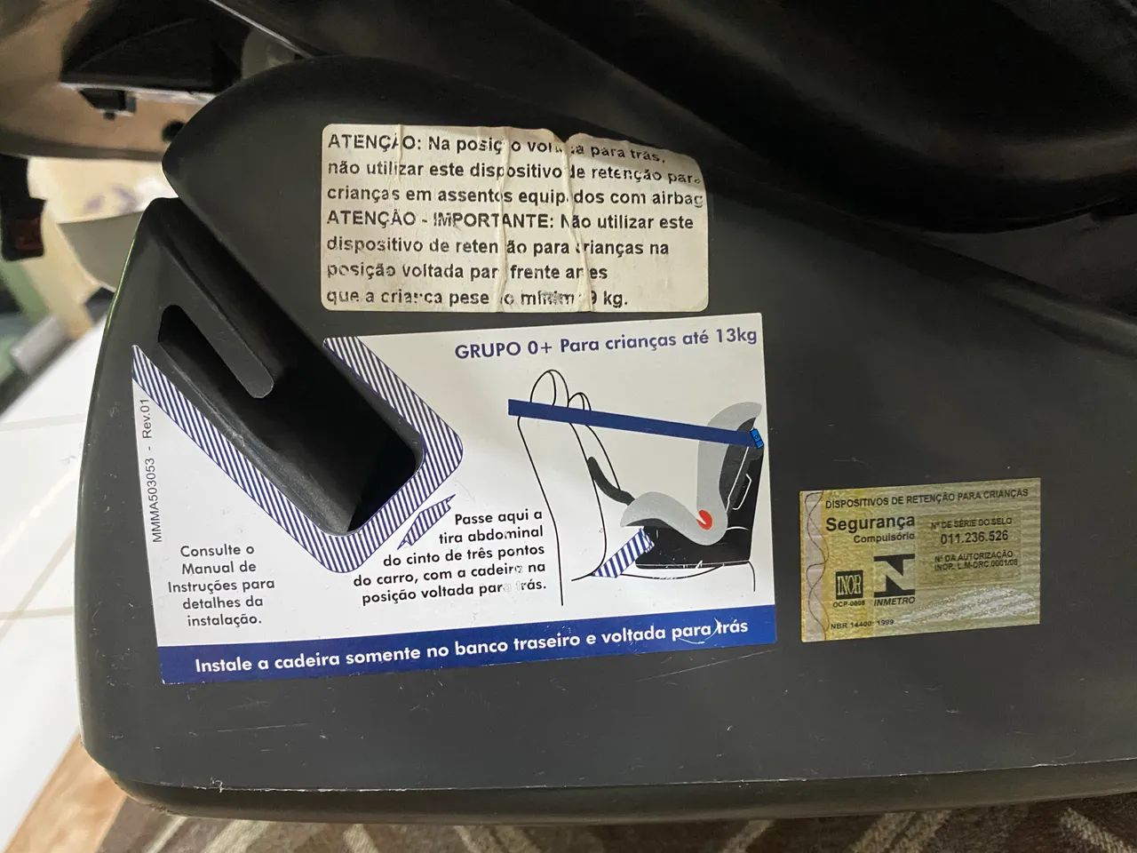 Cadeira bebê carro desapego 