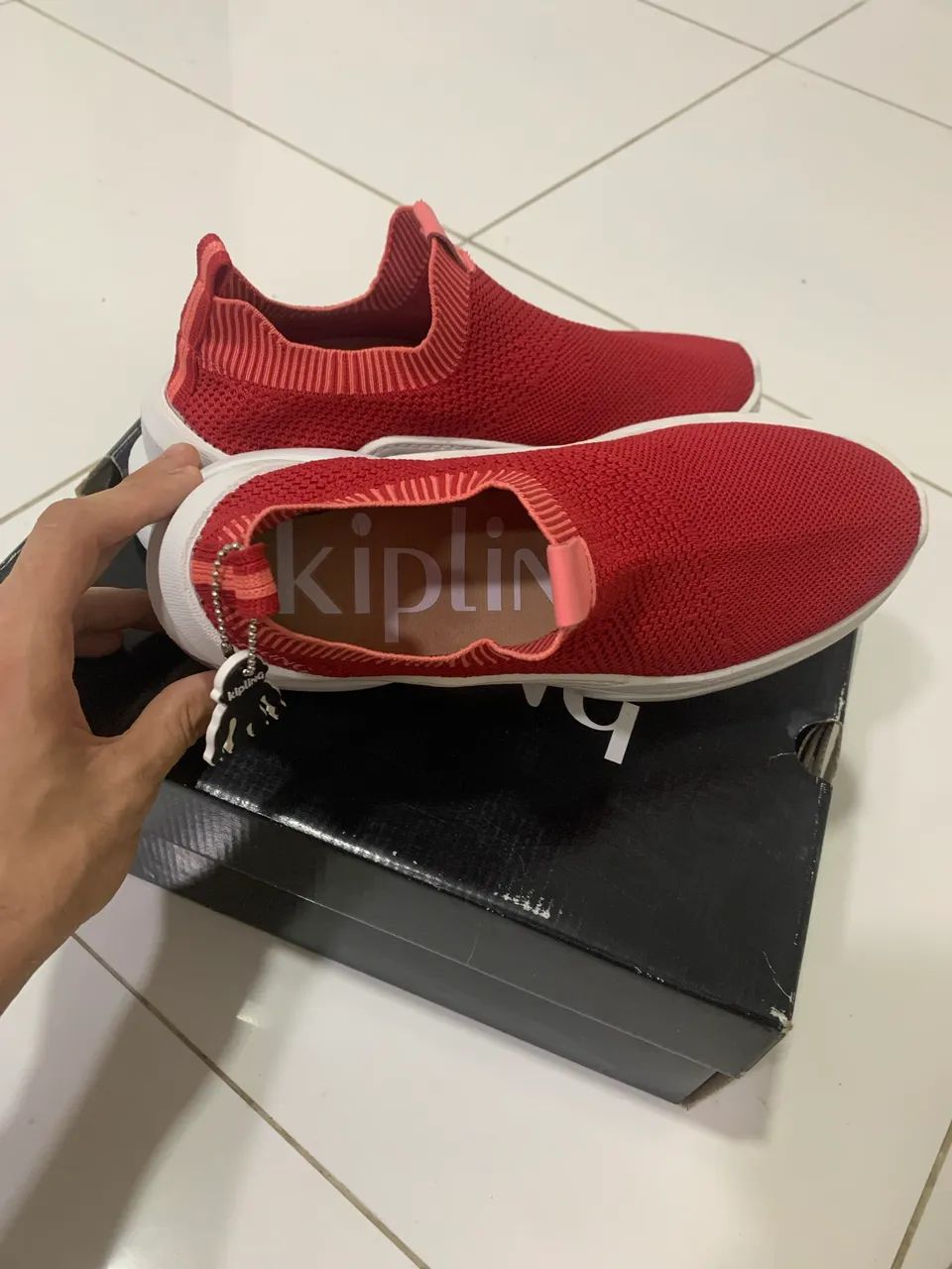Tênis Kipling vermelho novo  - Foto 5