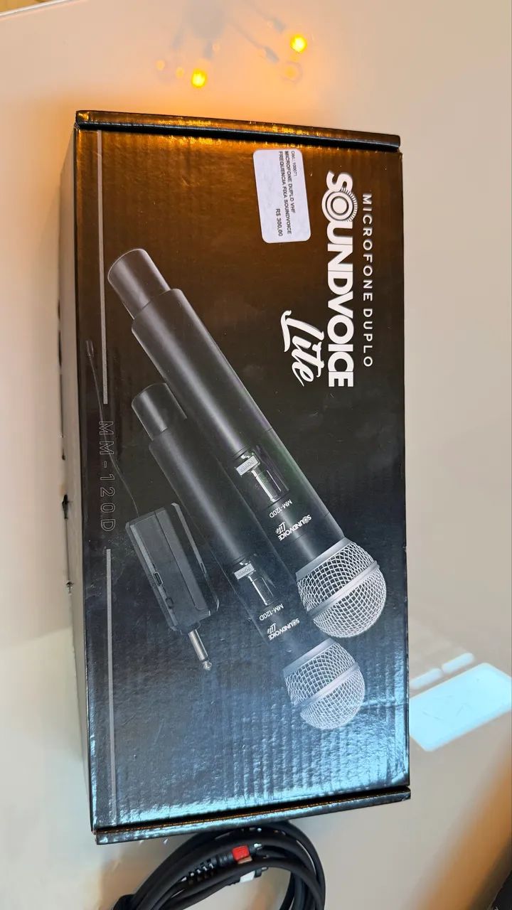 Kit 2 microfones novos 416601990475950080