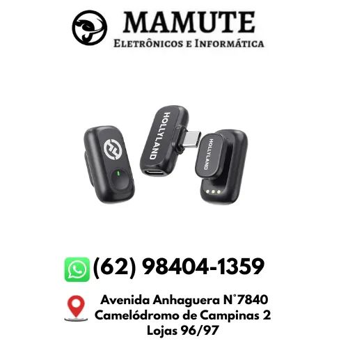 Microfone Hollyland Lark A1 Mini Usb-c Preto S/ Case