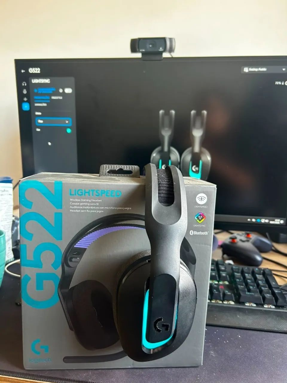 Headset Logitech g522 - Foto 2