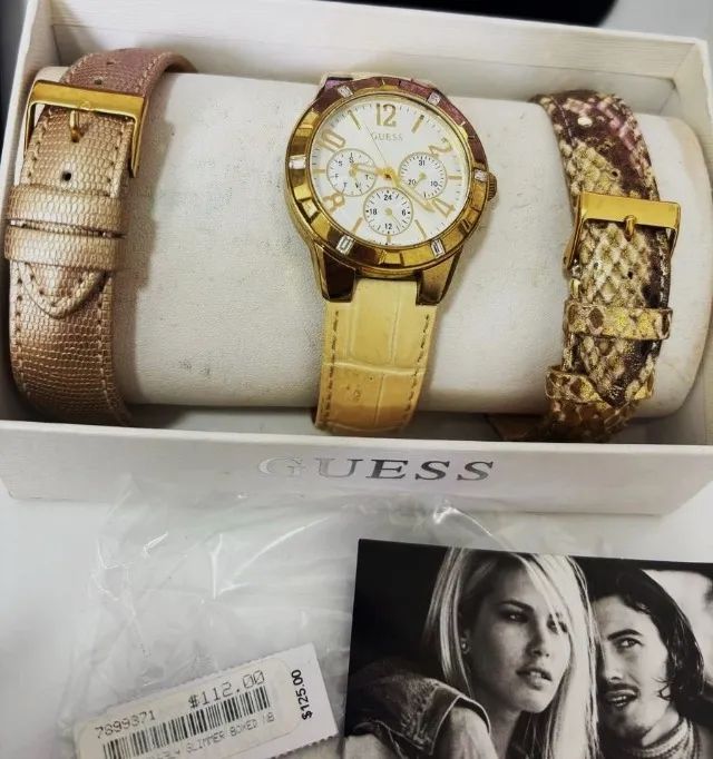 relógio guess três pulseiras - Foto 3