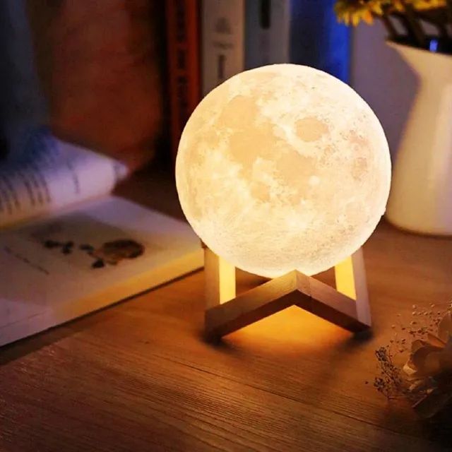 Luminaria Lua a bateria 12cm