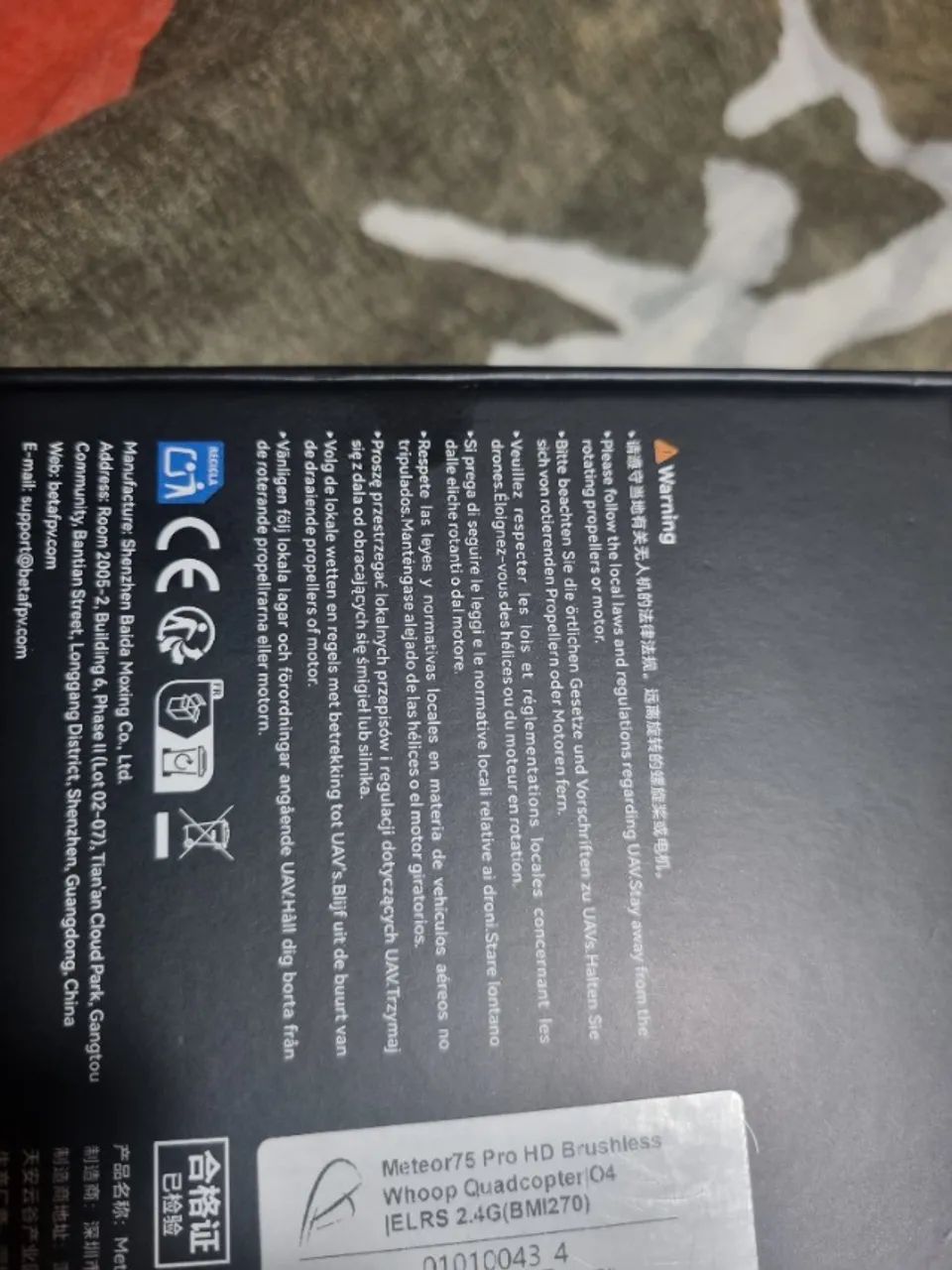 BetaFPV Meteor75 Pro com O4 Lite - Novo! - Foto 4