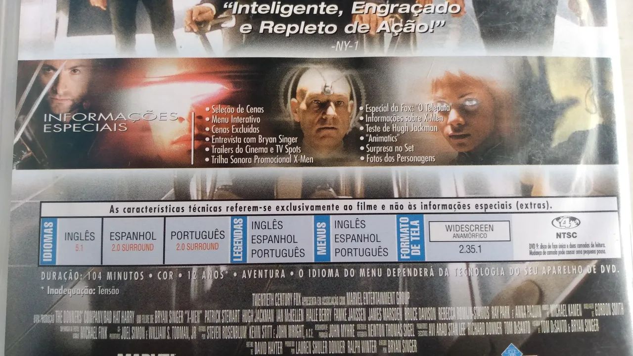 DVD original x men o filme ótimo estado  - Foto 5