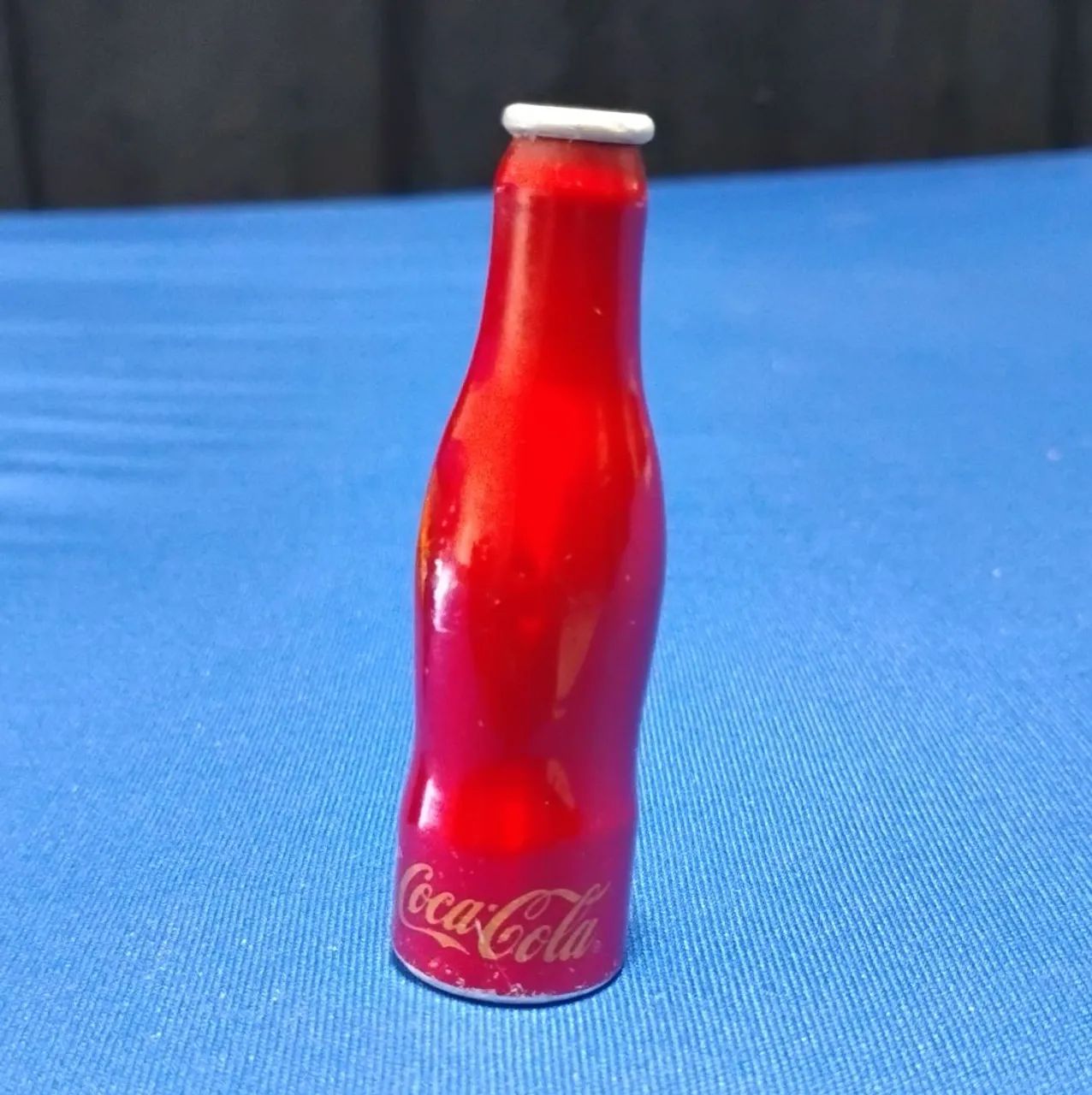Miniatura garrafa Coca-Cola de alumínio  - Foto 2