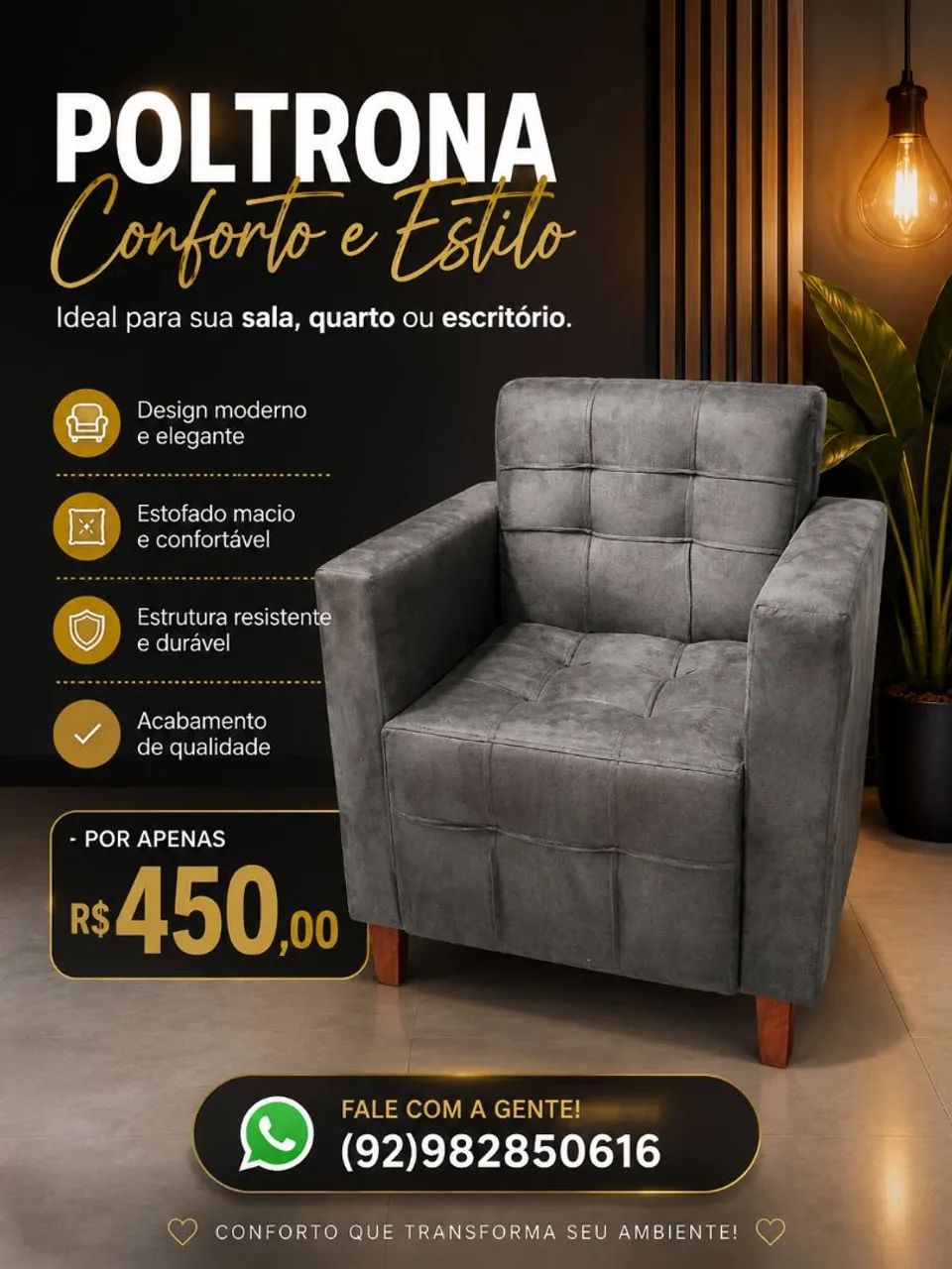 POLTRONA A PRONTA ENTREGA 