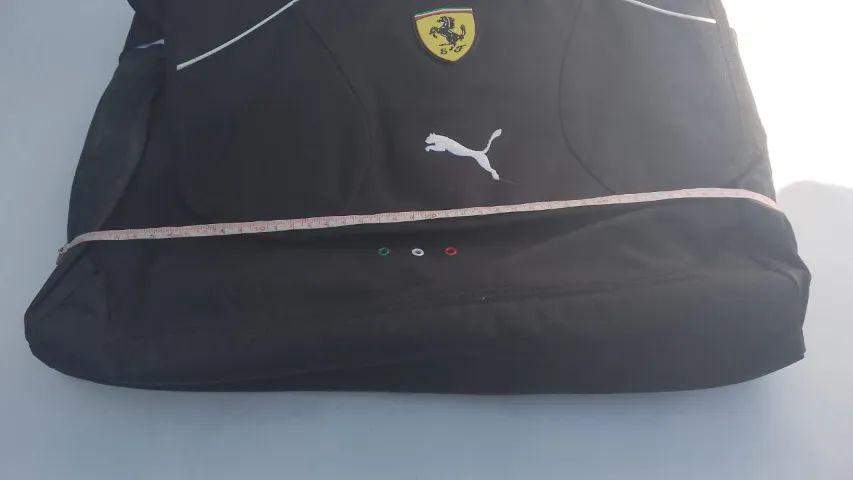 Bolsa de mão preta Puma Ferrari - Foto 3