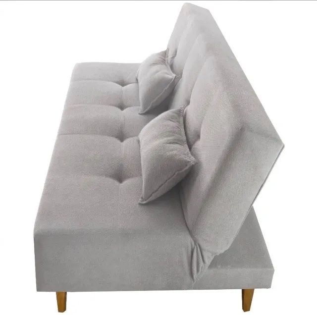 Sofá Cama Aurora 1,81 Linho Cinza419420933918576644