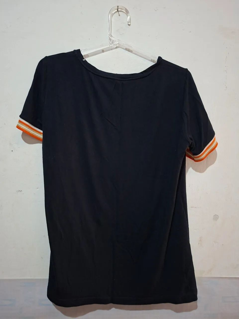 Camisa preta, tamanho M - Foto 2