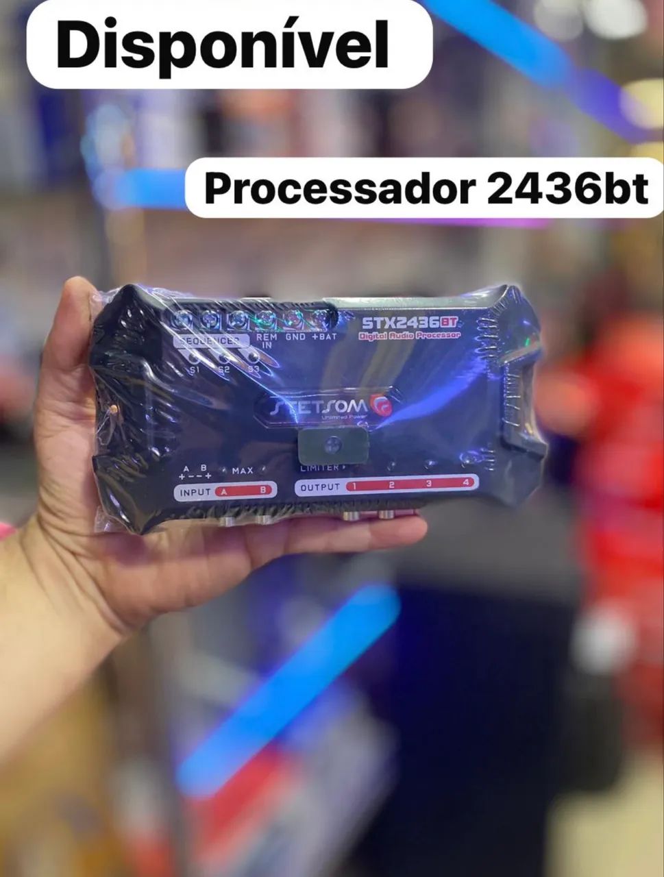 Crossover processador stetsom Stx 2436 novo *