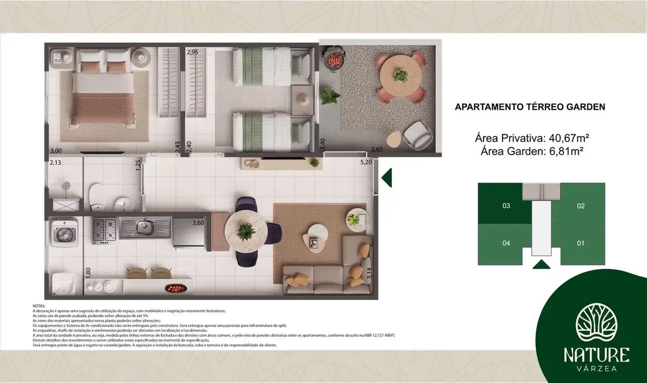 Apartamento de 2 Quartos na Várzea | Lazer Completo - Foto 5