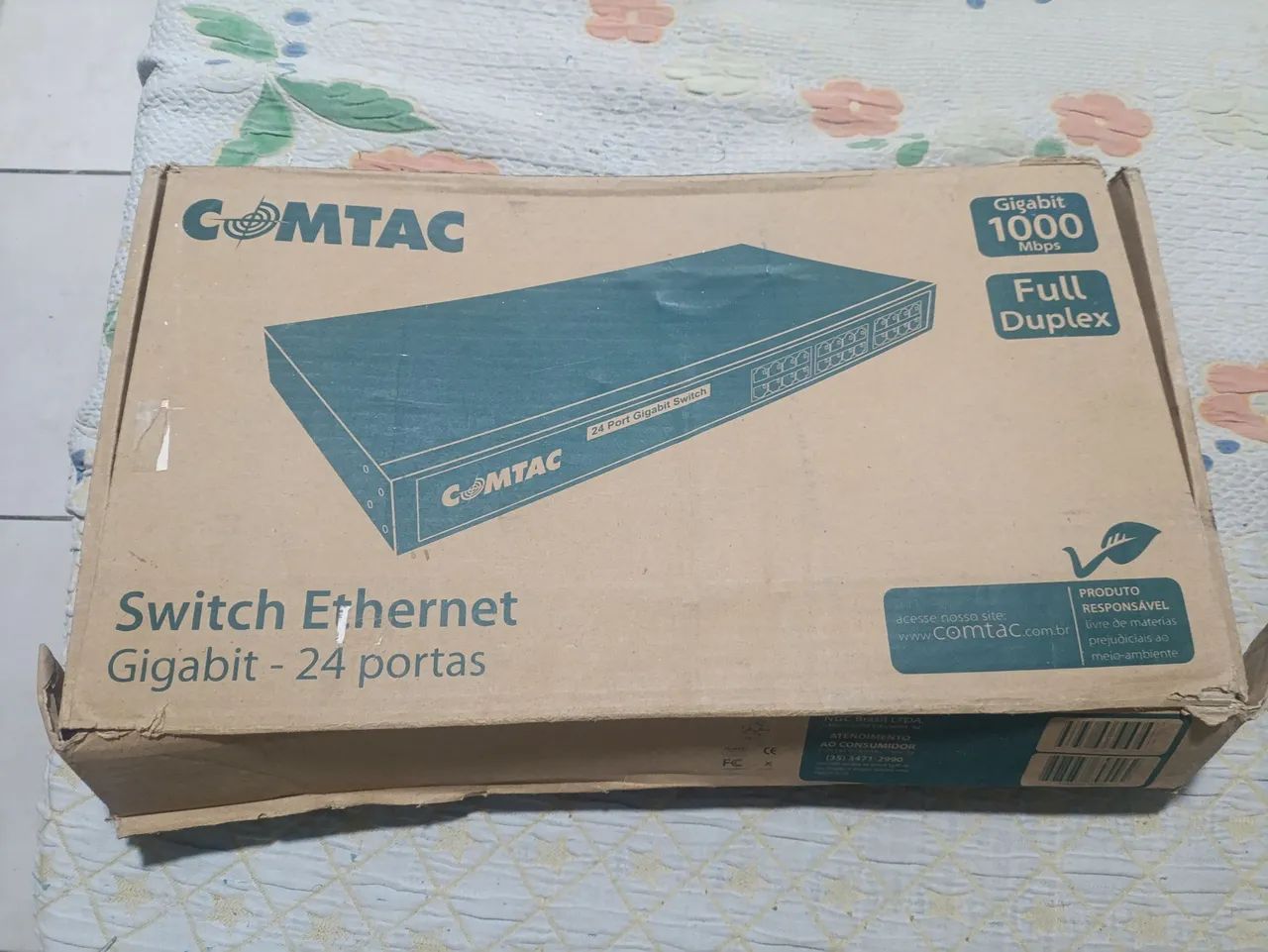 Switch comtac 24 portas gigabit 
