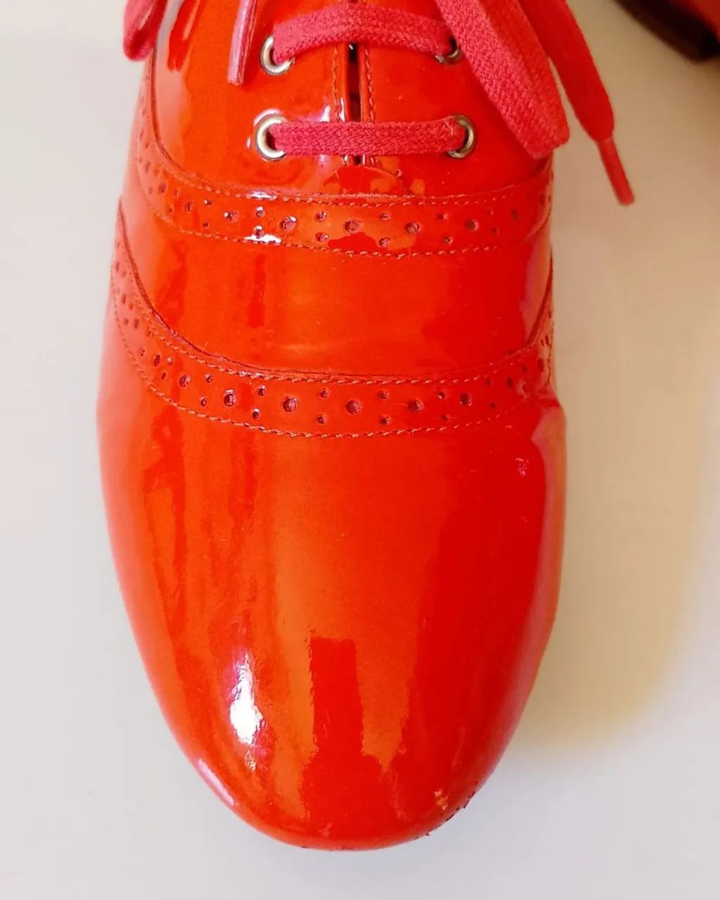 Mocassim Vintage da Carmim tom coral. - Foto 4