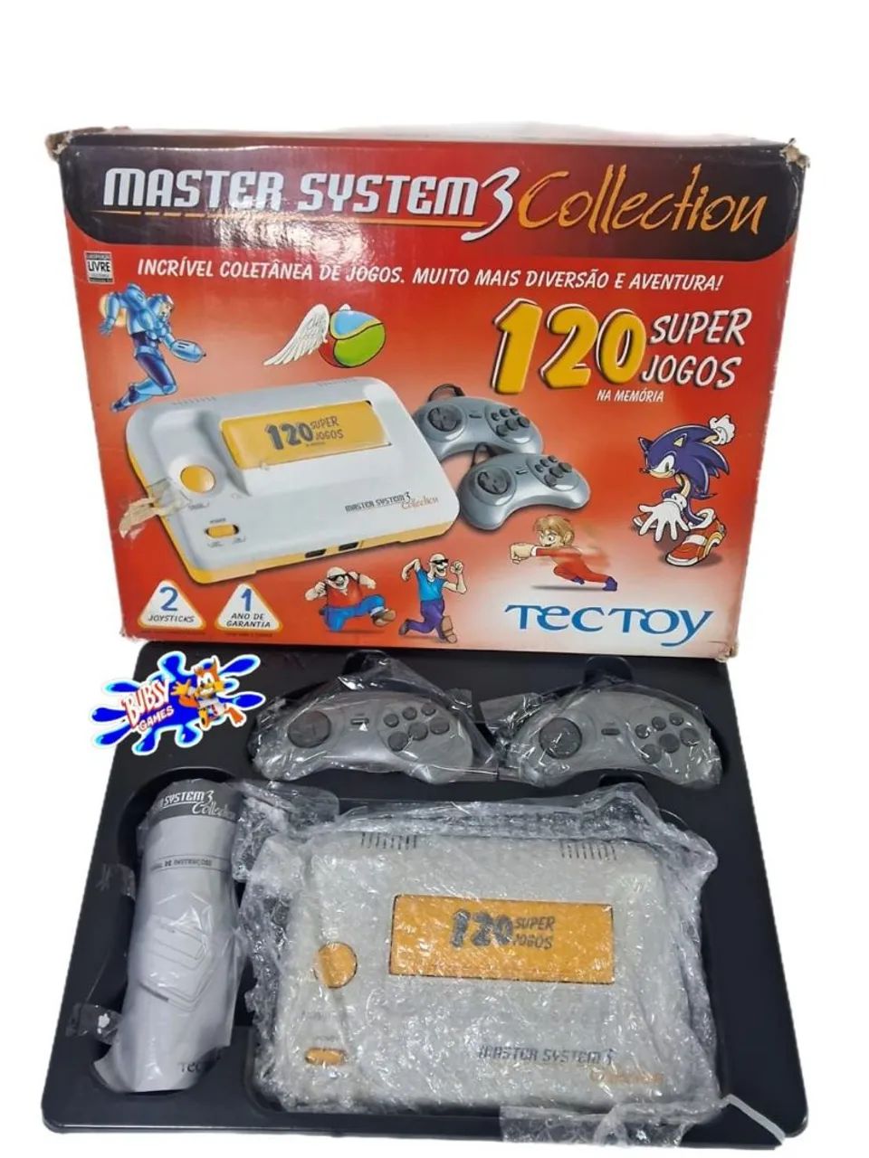 Master system compact 120 na caixa único dono