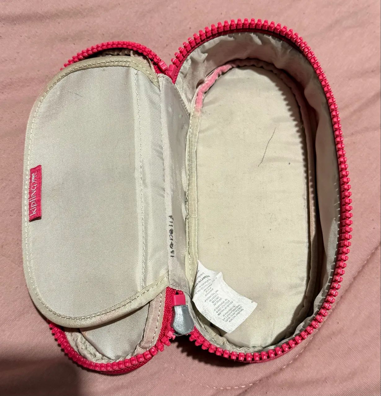 Estojo Kipling vermelho  - Foto 3