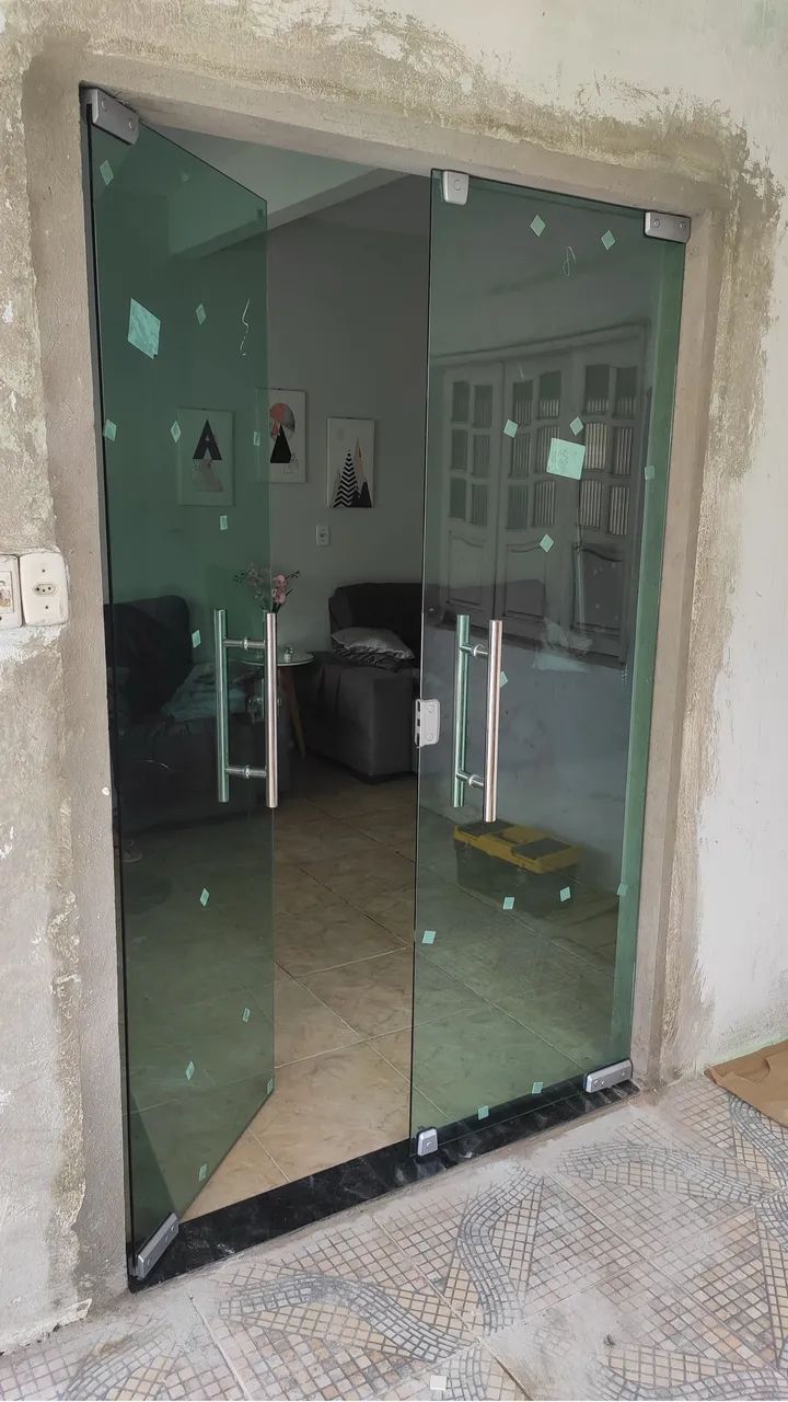 PORTA EM VIDRO TEMPERADO  - Foto 5