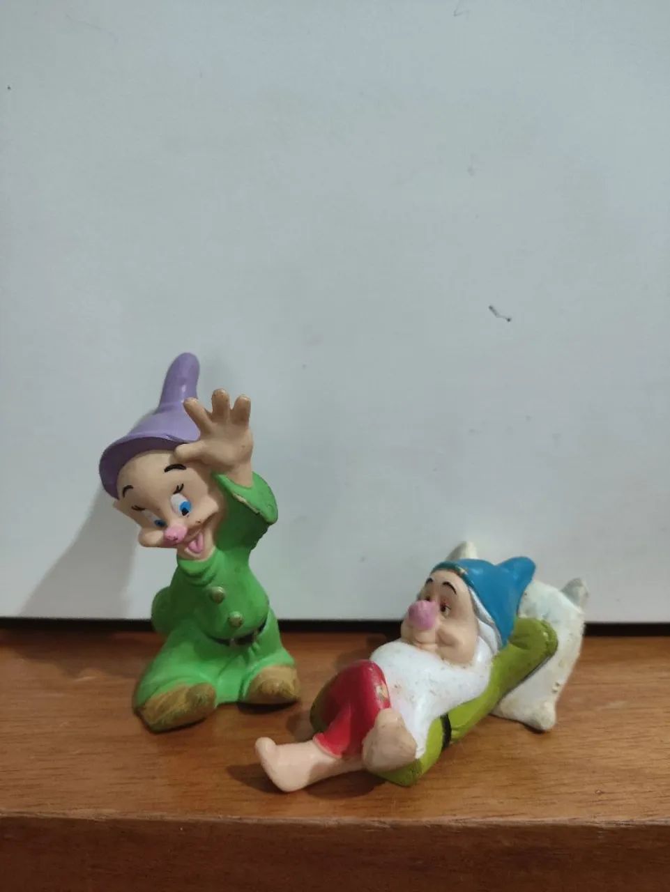 Miniatura bonecos anões da branca de neve