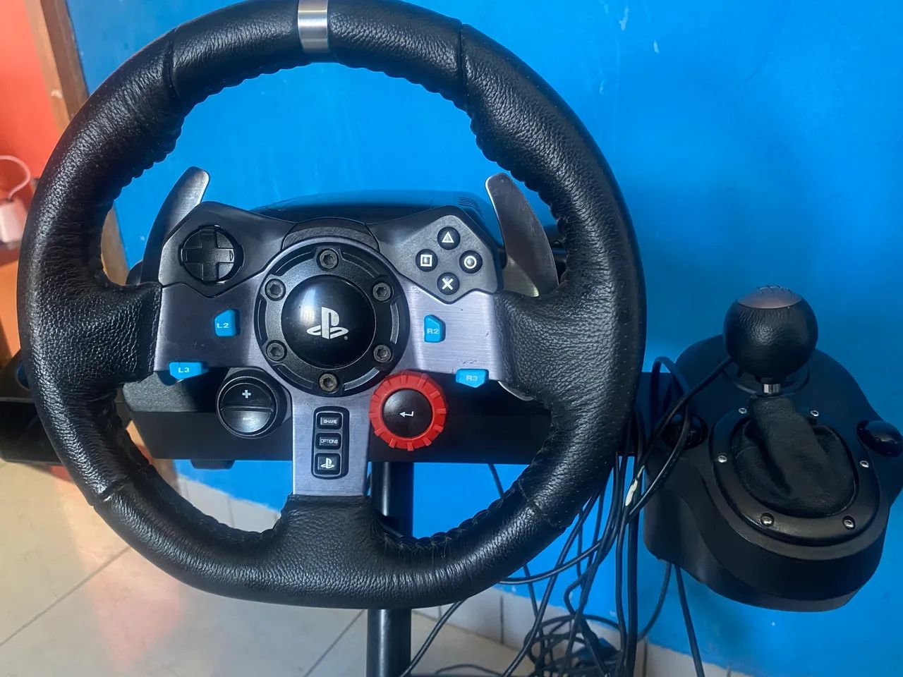 LOGITECH G29 + CAMBIO + SUPORTE - Foto 3