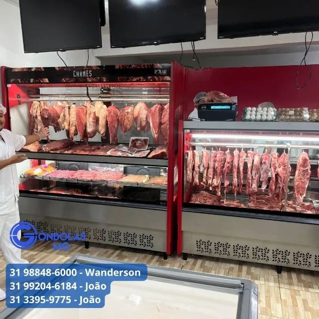 Balcão de açougue para carnes
