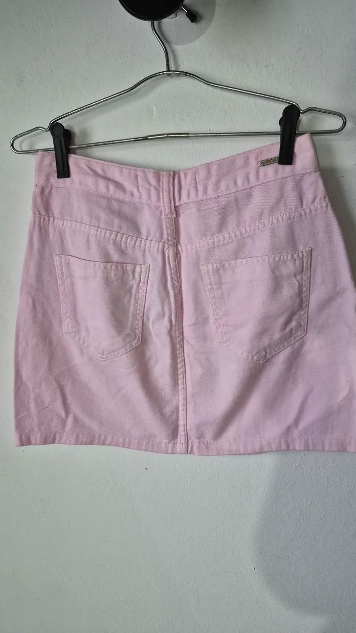 Saia jeans rosa patricia foster  - Foto 3