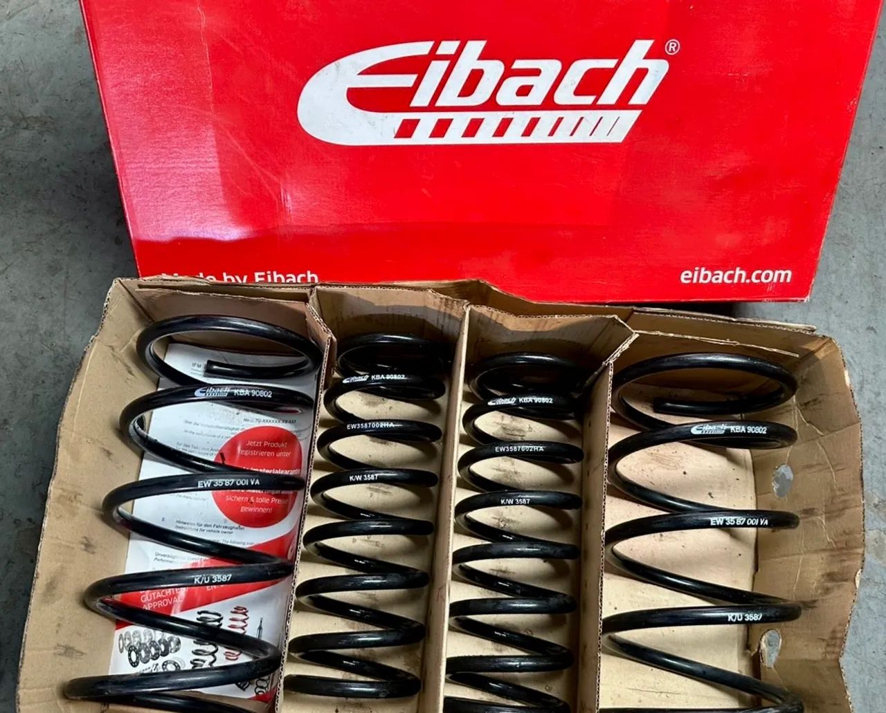 Molas esportivas Eibach Ford Focus
